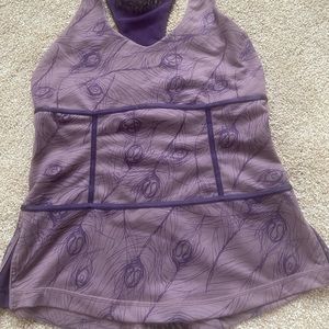Lululemon top with side zippers